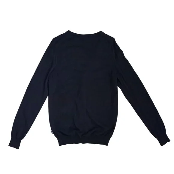 Hugo Boss Black Cardigan Sweater Men's Size S - Button Front Lightweight Classic
